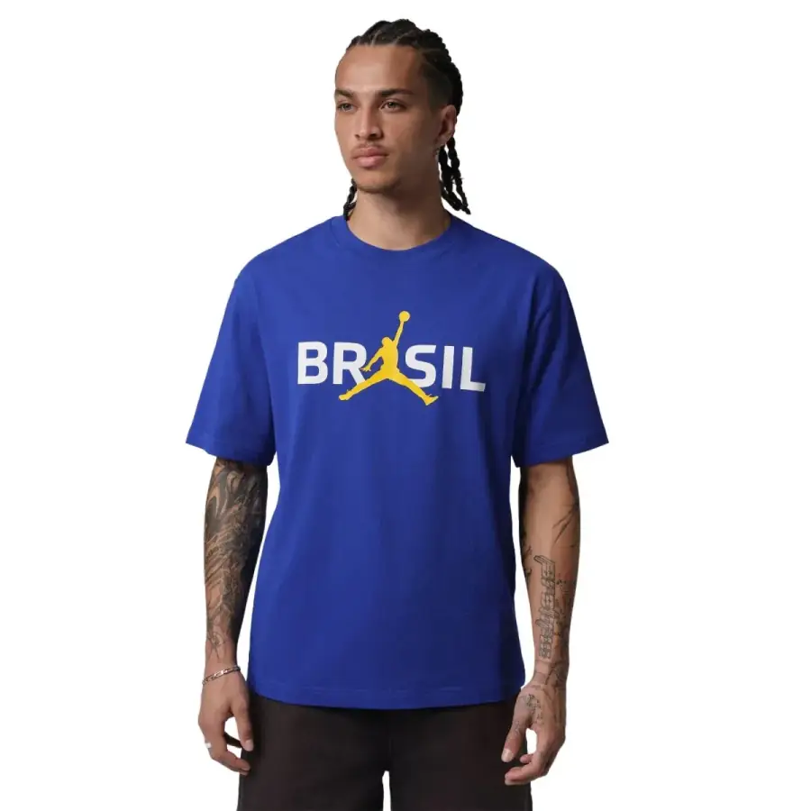 Jordan Brand + Brasil Futebol Air Jordan 85 Tee Old Royal