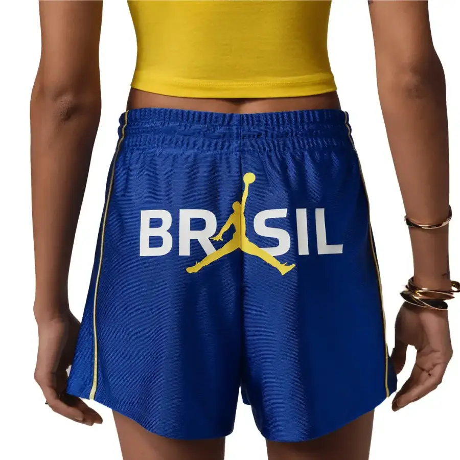 Jordan Brand + Brasil Futbol Wmns Brooklyn Knit Shorts Old Royal 2